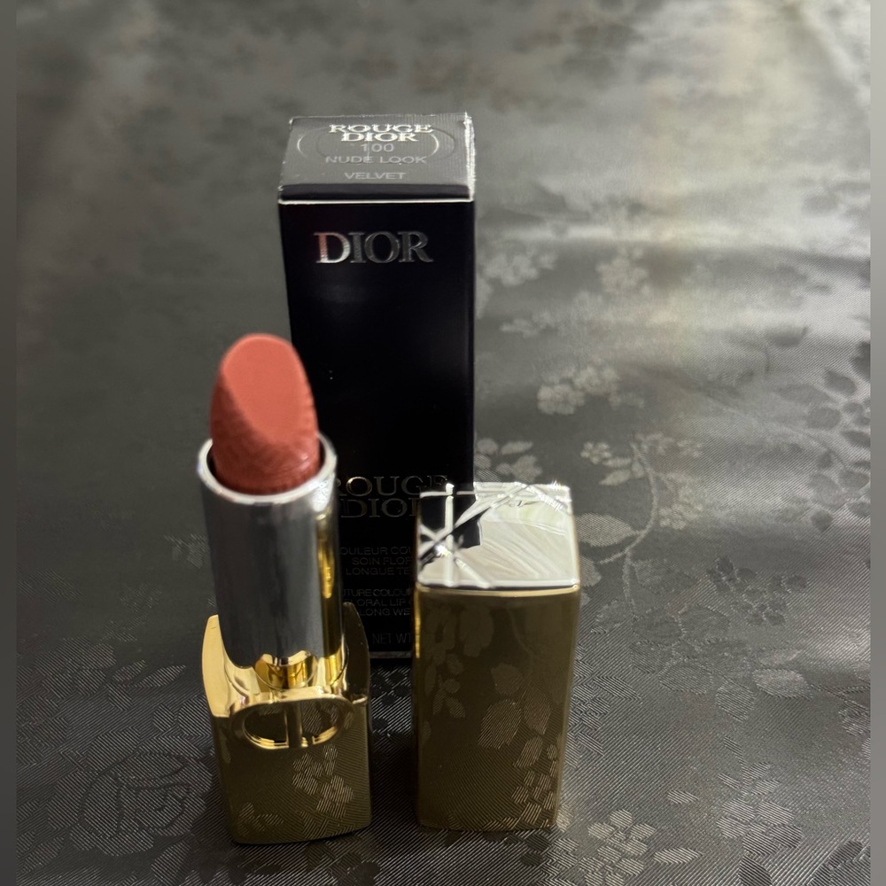 Dior Rouge Dior Velvet Lipstick in Shade 100 Nude Look